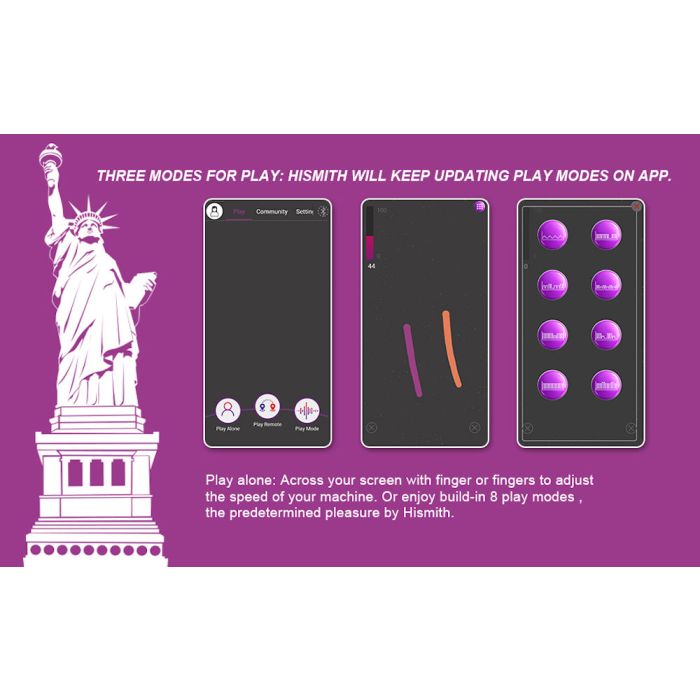 Hismith Gold Premium Sex Machine Remote And App