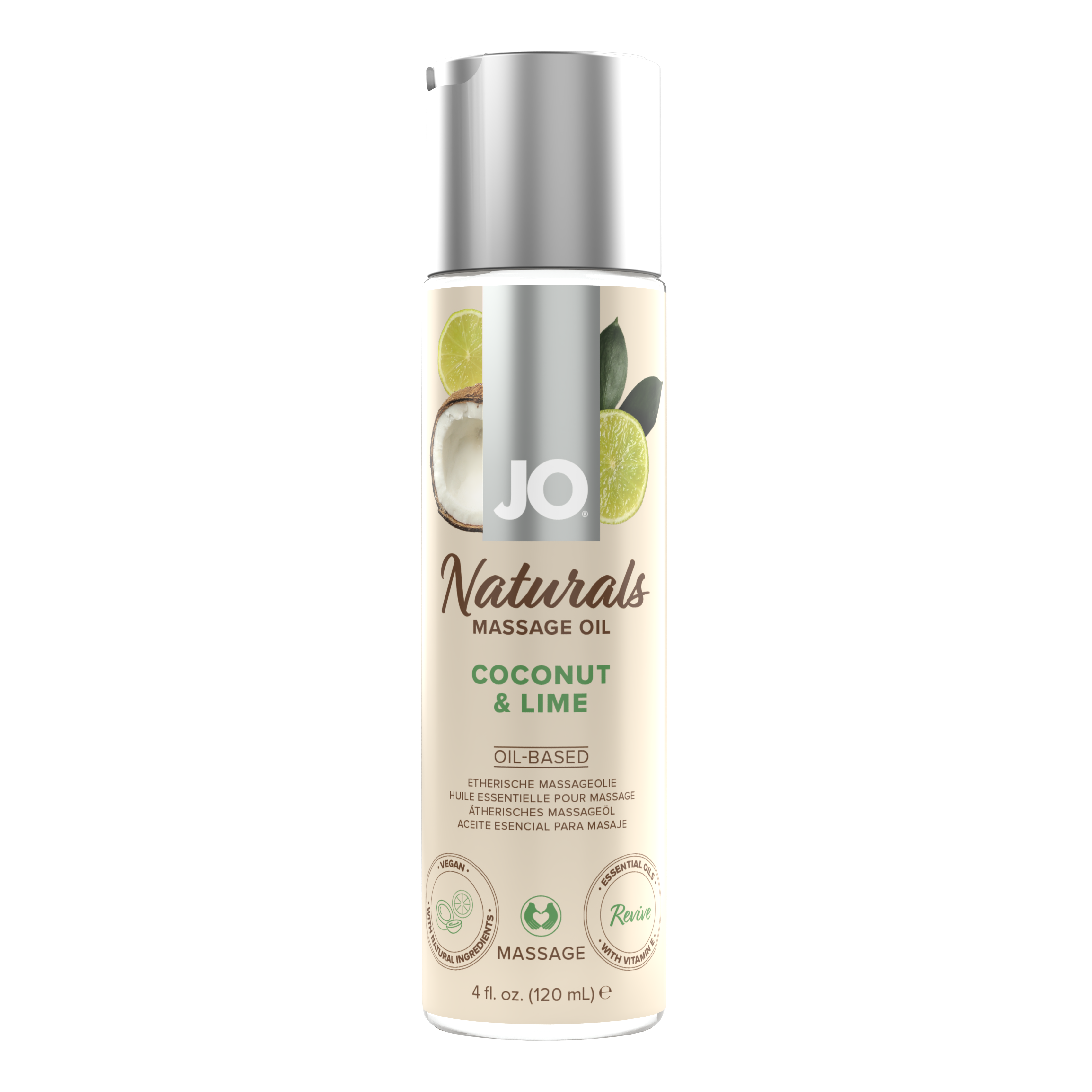 JO Naturals Massage Oil Coconut & Lime 120 ml