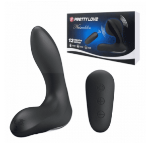 Anal Stimulator "Nasreddin" Inflatable Vibrating Prostate Stimulator - Black