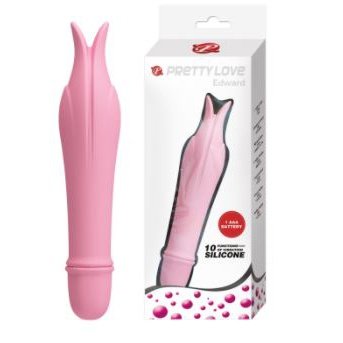 Battery G-Spot Vibrator ''Edward'' Pink (137mm)