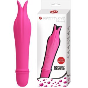 Battery G-Spot Vibrator ''Edward'' Hot Pink (137mm)