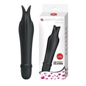 Battery G-Spot Vibrator ''Edward'' Black (137mm)