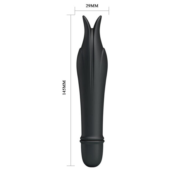 Battery G-Spot Vibrator ''Edward'' Black (137mm)