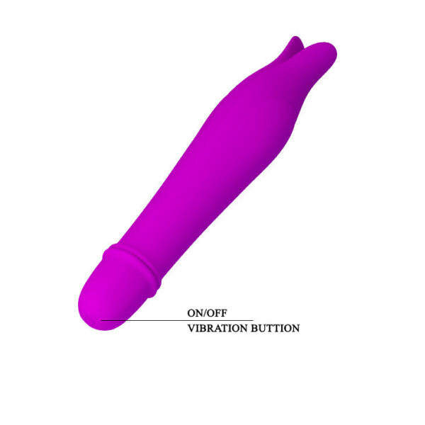 Battery G-Spot Vibrator ''Jeffrey'' Magenta (137mm)