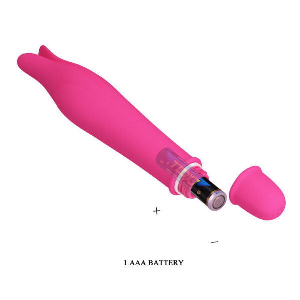 Battery G-Spot Vibrator ''Edward'' Hot Pink (137mm)
