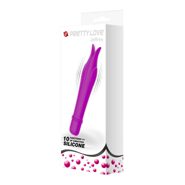 Battery G-Spot Vibrator ''Jeffrey'' Magenta (137mm)