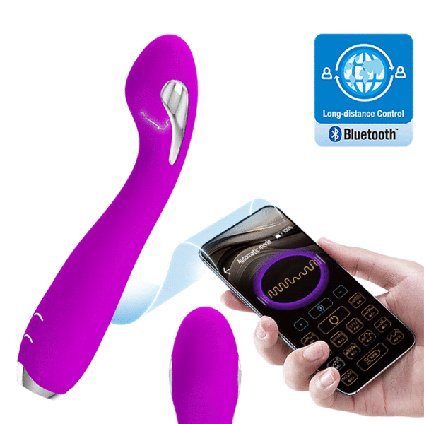 Rechargeable Mobile APP Control Electric Stimulation "Homunculus" Purple