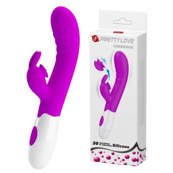 Battery Licking Rabbit Vibrator "Cerberus"