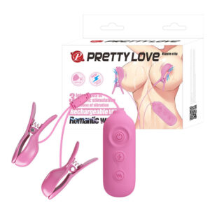 Nipple Clip Romantic Wave II Pink