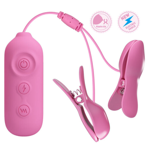 Nipple Clip Romantic Wave II Pink