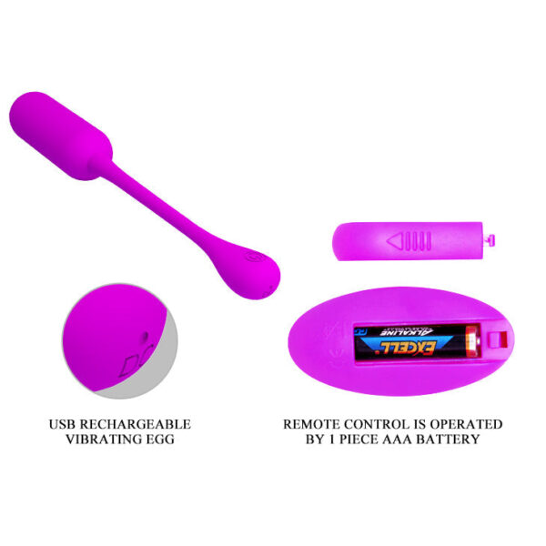 Egg Wireless Control "Lechies" - Purple