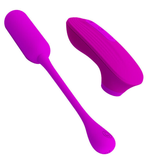 Egg Wireless Control Sucking Egg "Curupira" - Purple
