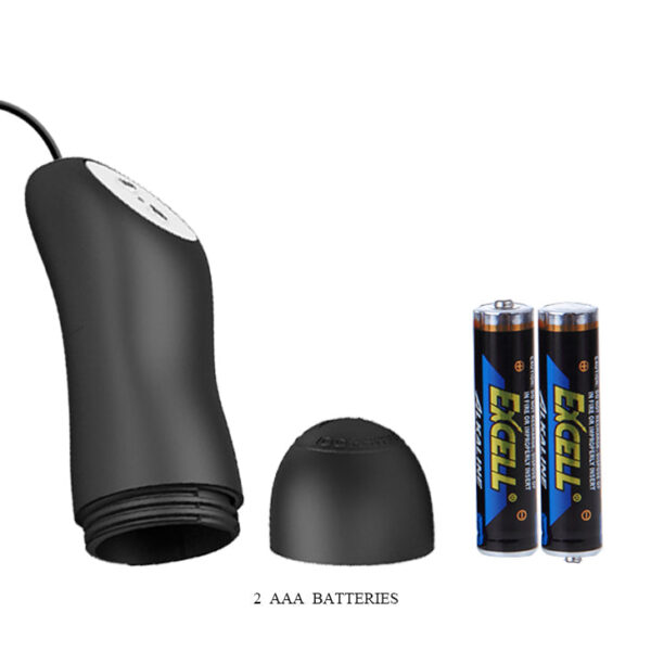 Egg Battery Double Vibro Bullets Electric Stimulation - Black