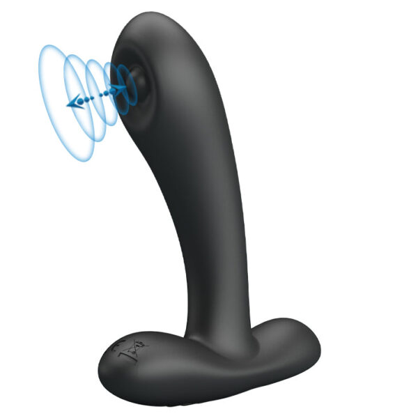 Anal Stimulator ''Remington'' Inflatable Vibrating Prostate Stimulator - Black