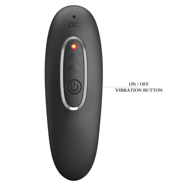 Anal Stimulator ''Remington'' Inflatable Vibrating Prostate Stimulator - Black