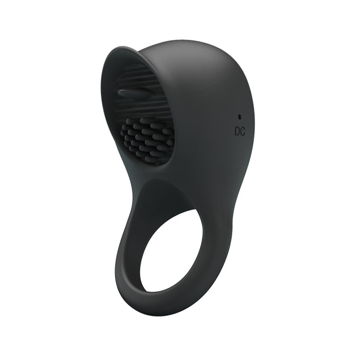 Cock Ring / Clitoral Vibrating "Ring Shaking II" - Black