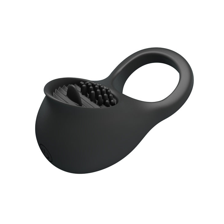 Cock Ring / Clitoral Vibrating "Ring Shaking II" - Black
