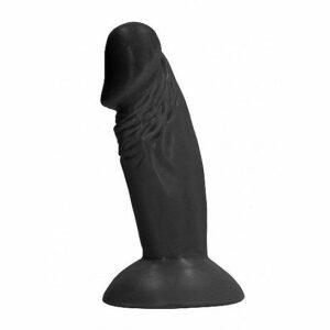 Dildo 4 inch Realistic Dildo - Black