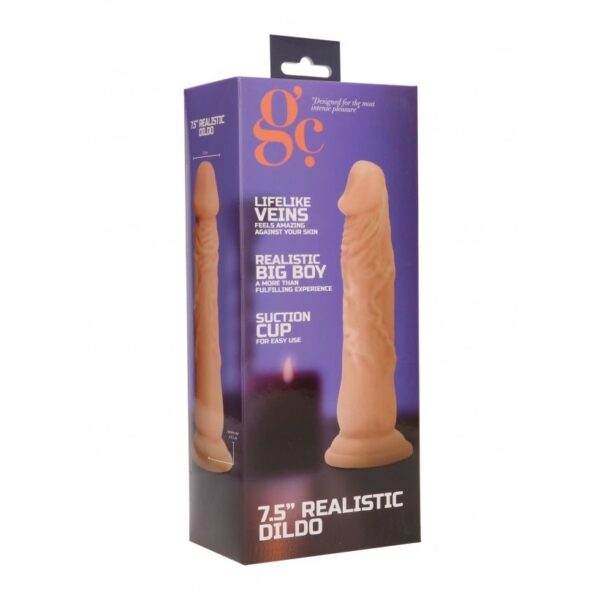 Dildo 7.5 inch Realistic Dildo - Flesh