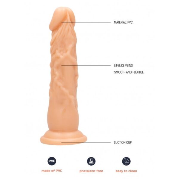 Dildo 7.5 inch Realistic Dildo - Flesh