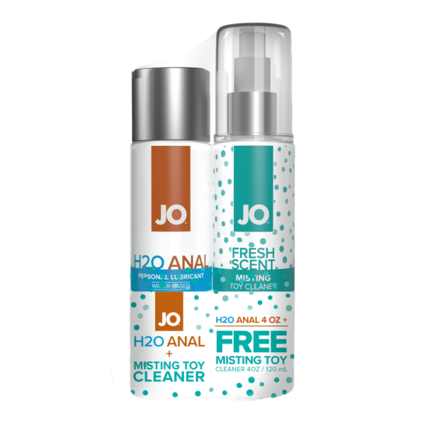 JO H2O Anal Original Lubricant + Misting Toy Cleaner