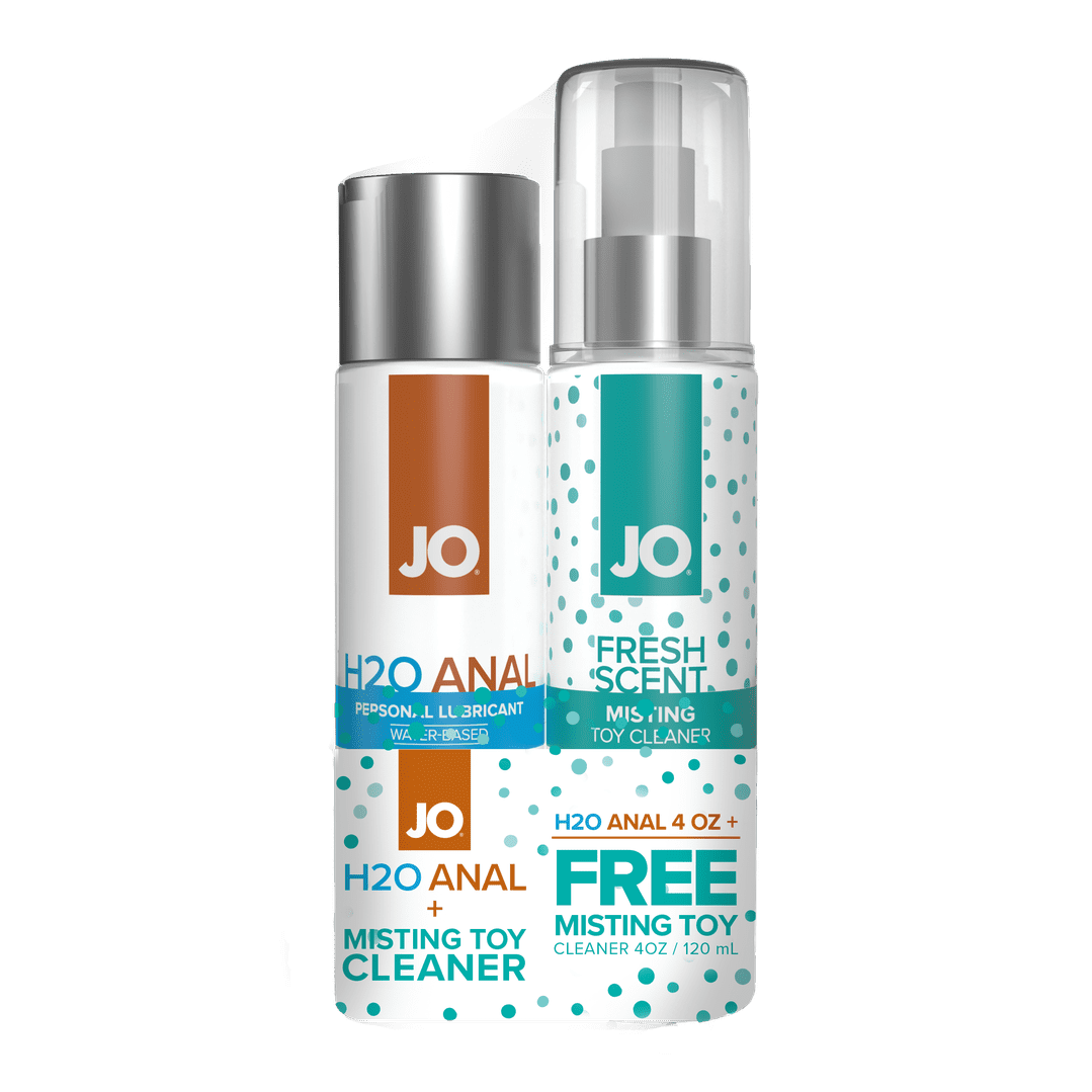 JO H2O Anal Original Lubricant + Misting Toy Cleaner