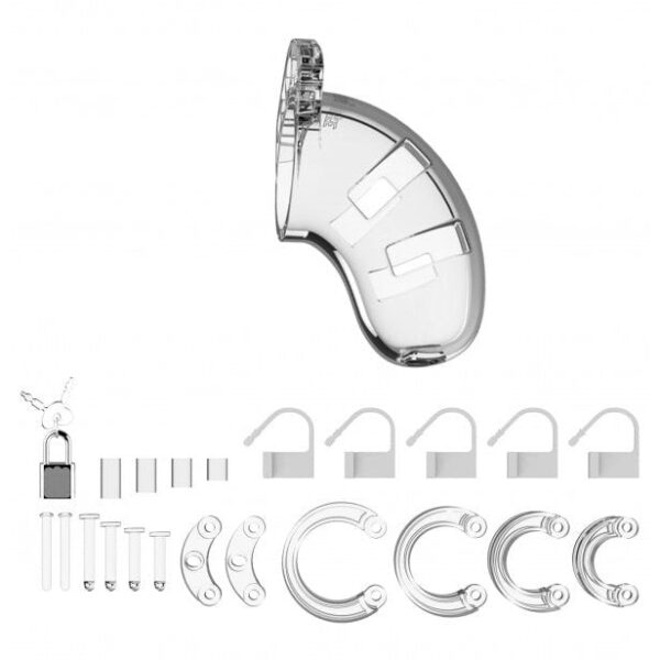 Model 01 - Chastity - 3.5" - Cock Cage - Transparent