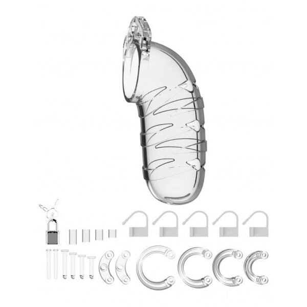 Model 05 - Chastity - 5.5" - Cock Cage - Transparent