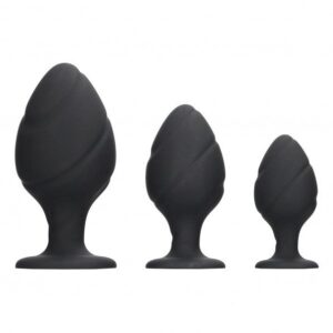 Anal Butt Plug Set - Black