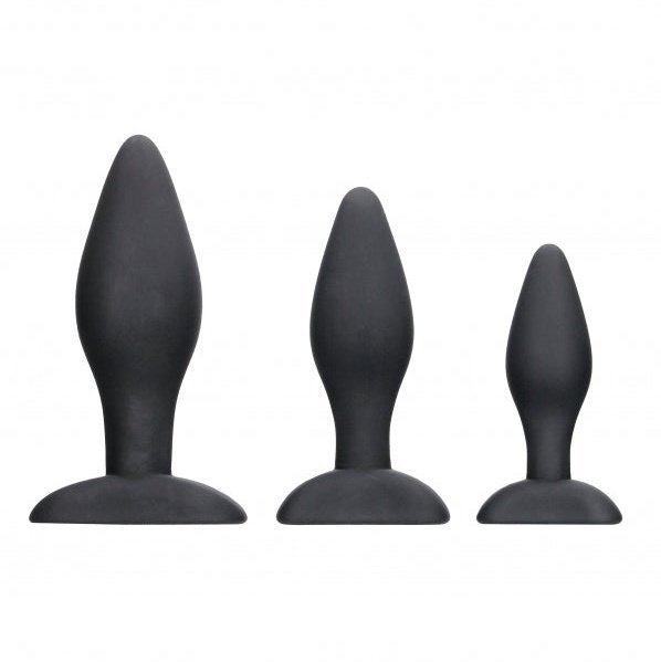 Anal Butt Plug Set - Black