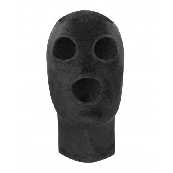 Velvet & Velcro Mask with Eye and Mouth Opening