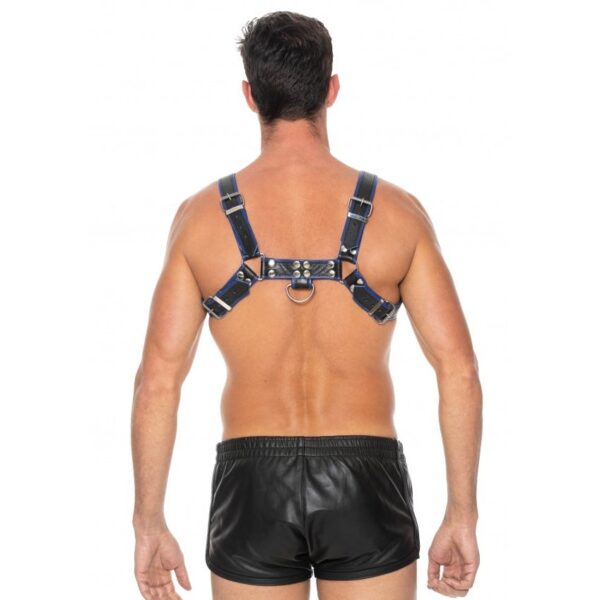 Harness Chest Bulldog - SM - Blue