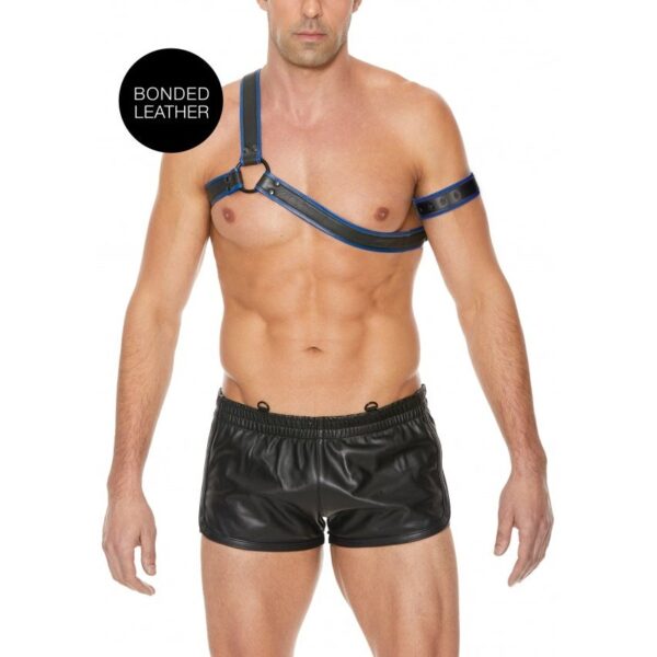 Harness Gladiator with Arm Band - One Size - Blue