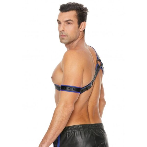 Harness Gladiator with Arm Band - One Size - Blue