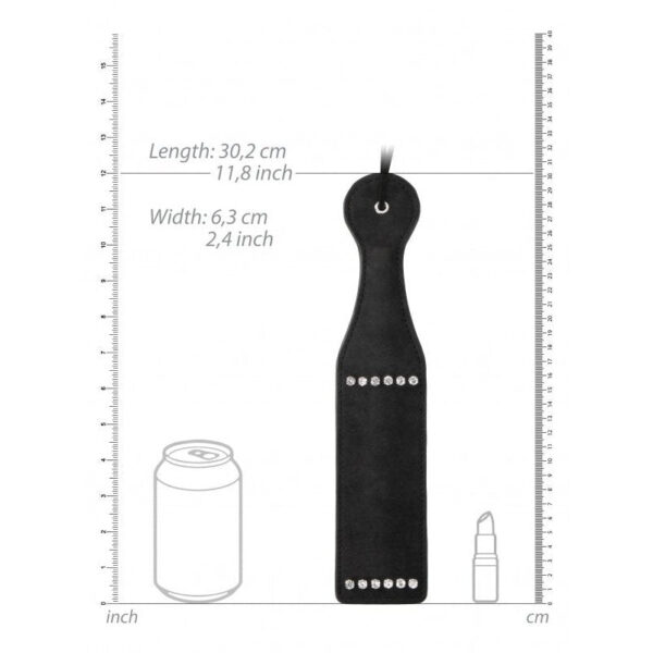 Paddle Diamond Studded Paddle - Black