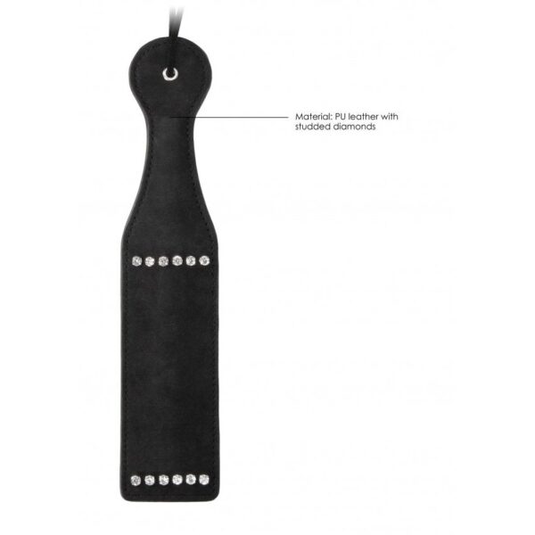 Paddle Diamond Studded Paddle - Black