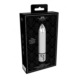 Rechargeable Glamour - Rechargeable ABS Bullet - Silver