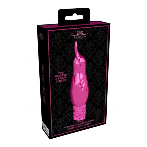 Sparkle - Rechargeable Silicone Bullet - Pink