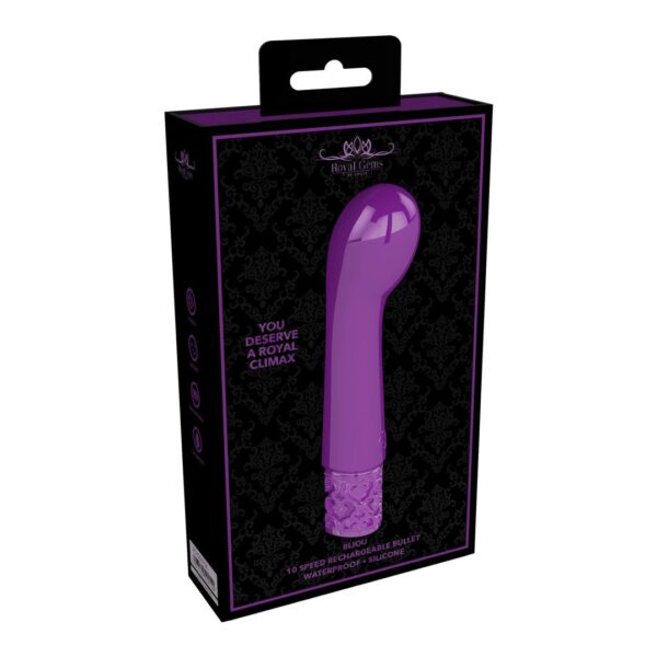 Rechargeable Bijou - Rechargeable Silicone Bullet - Purple