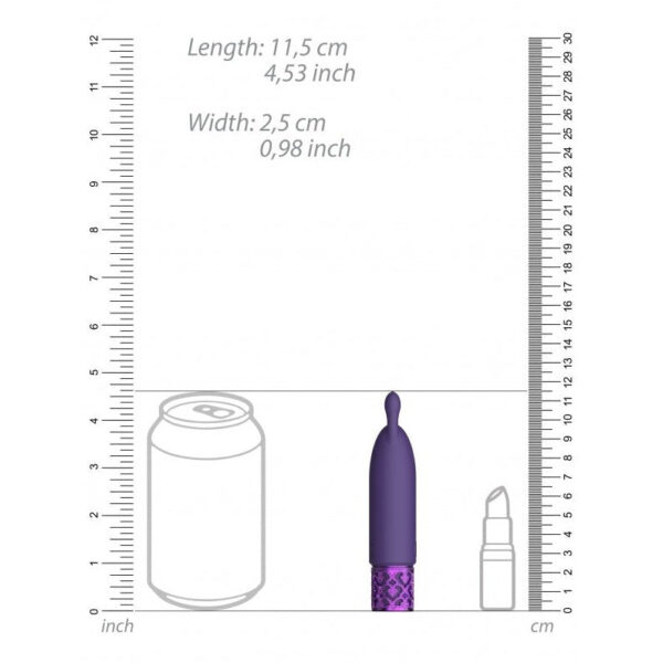 Rechargeable Twinkle - Rechargeable Silicone Bullet - Purple