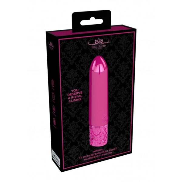 Rechargeable Imperial - Rechargeable Silicone Bullet - Pink