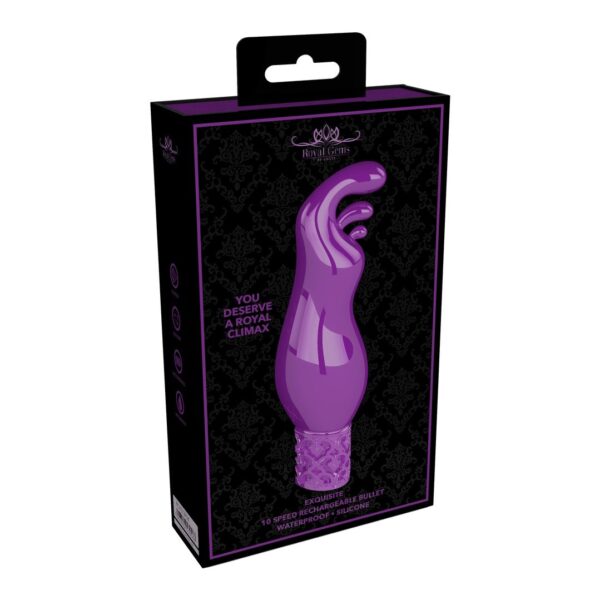 Rechargeable Exquisite - Rechargeable Silicone Bullet - Purple