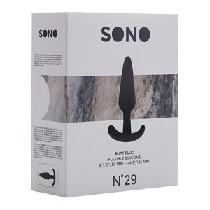 No 29 - Butt Plug - Black