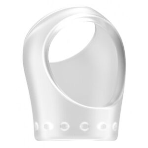 No 45 - Cockring with Ball Strap - Translucent