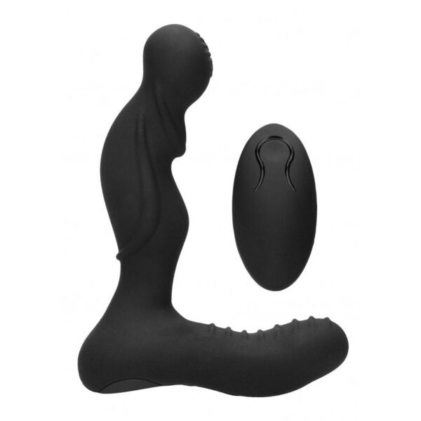 No 76 - Vibrating Anal Plug / P Massager - Black