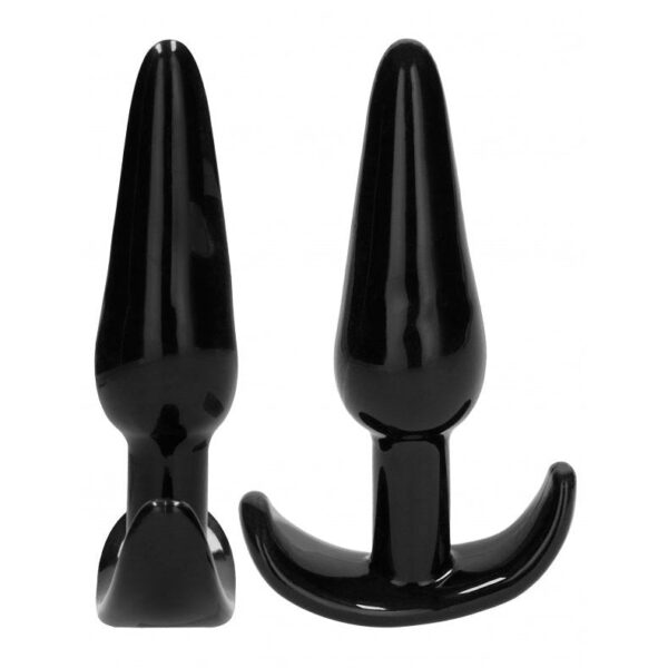 No 80 - 4-Piece Butt Plug Set - Black