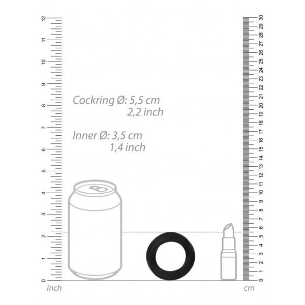 No 85 - Cock Ring - Large - Black
