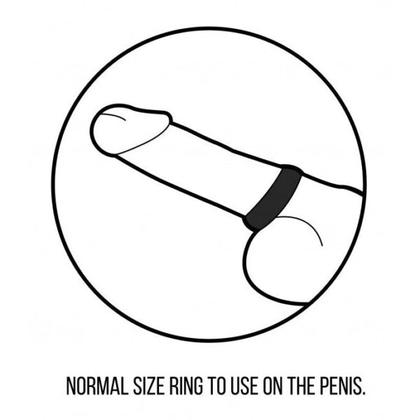 No 85 - Cock Ring - Large - Black