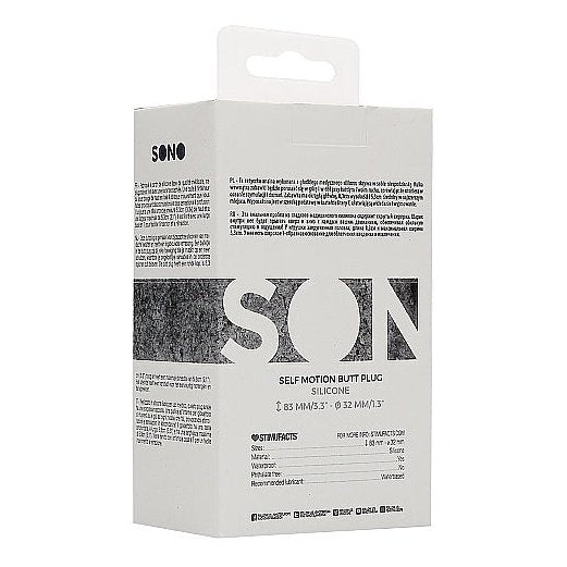 No 91 - Self Penetrating Butt Plug - Black