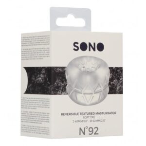 No 92 - Reversible Masturbator and Bumper - Transparent